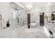 Modern bathroom with walk-in shower and soaking tub at 10162 E Sundance Trl 227, --, Scottsdale, AZ 85262