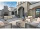 Relaxing outdoor patio with comfortable seating and fireplace at 10162 E Sundance Trl 227, --, Scottsdale, AZ 85262