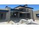 Modern backyard featuring a partially built swimming pool and contemporary architectural design at 37445 N 104Th Pl, Scottsdale, AZ 85262