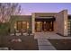 Modern home with desert landscaping and inviting entryway at 28119 N 109Th Way, Scottsdale, AZ 85262