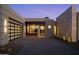 Stylish home featuring a glass garage door and stone accents at 28101 N 109Th Way, Scottsdale, AZ 85262