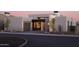Modern home with sleek design, neutral colors, and landscaped yard at 28101 N 109Th Way, Scottsdale, AZ 85262