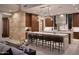 Modern kitchen with large island, custom cabinetry, and high-end appliances at 28101 N 109Th Way, Scottsdale, AZ 85262
