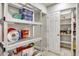 Well-stocked pantry with ample shelving at 2239 W Danbury Rd, Phoenix, AZ 85023