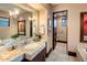 Bathroom with vanity and access to shower at 26761 N 98Th Way, Scottsdale, AZ 85262