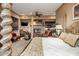 Main bedroom suite with fireplace and sitting area at 26761 N 98Th Way, Scottsdale, AZ 85262