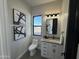 Stylish bathroom with modern vanity and toilet at 3525 S Kings Ranch Ct # 4, Gold Canyon, AZ 85118