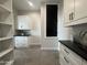 Walk-in pantry with custom shelving, countertop space, drawers, and tile floors at 3525 S Kings Ranch Ct # 4, Gold Canyon, AZ 85118