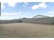 Spacious gravel backyard with block wall at 12200 E Chevelon Trl, Gold Canyon, AZ 85118