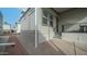 View of home's exterior, showcasing storage and steps at 724 Emerald Dr, Apache Junction, AZ 85119