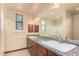 Double vanity bathroom with granite countertops at 9025 N Flying Butte --, Fountain Hills, AZ 85268