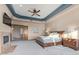 Spacious primary bedroom with fireplace and large ensuite bathroom at 9025 N Flying Butte --, Fountain Hills, AZ 85268