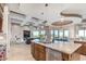 Open kitchen with large island and views from the home at 9025 N Flying Butte --, Fountain Hills, AZ 85268