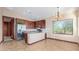 Kitchen with granite countertop and wood cabinets at 9025 N Flying Butte --, Fountain Hills, AZ 85268