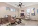 Bright office with a large desk, seating, and a view at 9025 N Flying Butte --, Fountain Hills, AZ 85268