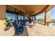 Covered patio with comfortable seating and mountain views at 9025 N Flying Butte --, Fountain Hills, AZ 85268