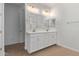 Bathroom features a double vanity with ample counter space and storage at 18795 E Elizar Dr, Gold Canyon, AZ 85118