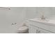 A well-lit powder room features a modern sink, brushed nickel fixtures, and a neutral color palette at 18795 E Elizar Dr, Gold Canyon, AZ 85118