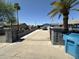 Charming single-story home featuring a block fence with rock and glass details at 5007 W Weldon Ave, Phoenix, AZ 85031