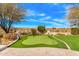 A well-manicured putting green provides an opportunity to practice your golf skills at 24724 N 119Th Pl, Scottsdale, AZ 85255