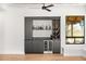 Custom wet bar with wine storage, beverage coolers, and view of the outdoors at 24724 N 119Th Pl, Scottsdale, AZ 85255