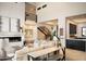Spacious living room with fireplace and high ceilings at 29646 N 109Th Pl # 128, Scottsdale, AZ 85262