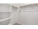 Walk-in closet with shelving and clothing rods offers ample storage space and organization at 18812 E Elizar Dr, Gold Canyon, AZ 85118