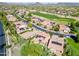 Aerial view of a residential neighborhood near a golf course at 29110 N 129Th Ave, Peoria, AZ 85383