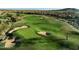 Aerial view of a lush green golf course at 29110 N 129Th Ave, Peoria, AZ 85383