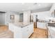 Kitchen with white cabinets, granite countertops, and stainless steel appliances at 29110 N 129Th Ave, Peoria, AZ 85383