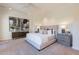 Neutral bedroom with lots of light, ceiling fan, and carpeted floors at 3965 E Sierra Vista Dr, Paradise Valley, AZ 85253
