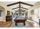 Game room featuring a pool table and hardwood floors at 10287 E Diamond Rim Dr, Scottsdale, AZ 85255