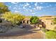 Charming home with an inviting brick driveway leading to the garage and entrance at 10537 N Crestview Dr, Fountain Hills, AZ 85268