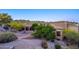 Expansive estate showing the private paved drive leading up to the home at 10537 N Crestview Dr, Fountain Hills, AZ 85268