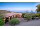 Expansive estate showing the private paved drive leading up to the home at 10537 N Crestview Dr, Fountain Hills, AZ 85268