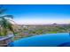 Infinity pool with beautiful desert and mountain views at 10537 N Crestview Dr, Fountain Hills, AZ 85268