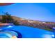 Infinity pool with views of mountains at 10537 N Crestview Dr, Fountain Hills, AZ 85268