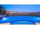 Infinity pool with views of mountains at 10537 N Crestview Dr, Fountain Hills, AZ 85268