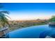 Infinity pool with beautiful desert and mountain views at 10537 N Crestview Dr, Fountain Hills, AZ 85268