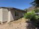 Exterior of the house with a view of the yard and surrounding landscape at 1535 E Christy Dr, Phoenix, AZ 85020