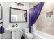 Clean bathroom with soaking tub and walk-in shower at 31221 N 161St Pl, Scottsdale, AZ 85262