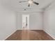 Bright bedroom with wood floors and access to bathroom at 3633 N 3Rd Ave # 1089, Phoenix, AZ 85013
