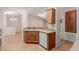 Open-concept kitchen features stainless sink and plenty of counter space at 2550 S Ellsworth Rd # 366, Mesa, AZ 85209