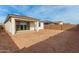 New construction home with a large backyard at 40105 W Elm Dr, Maricopa, AZ 85138