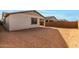 New construction home with a large backyard and block wall at 40090 W Elm Dr, Maricopa, AZ 85138