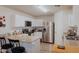 Modern kitchen with stainless steel appliances and granite countertops at 160 S Azteca Dr, Eloy, AZ 85131