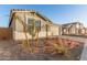 Landscaped front yard of a single story house at 21641 N Daniel Dr, Maricopa, AZ 85138