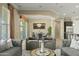 Open concept living room with views of dining and kitchen areas at 7054 E Ingram St, Mesa, AZ 85207