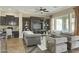 Cozy living room with comfortable sofas and built-in entertainment center at 7054 E Ingram St, Mesa, AZ 85207
