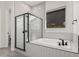 Spa-like bathroom featuring a soaking tub and a separate shower at 16355 W Avenida Del Sol --, Surprise, AZ 85387